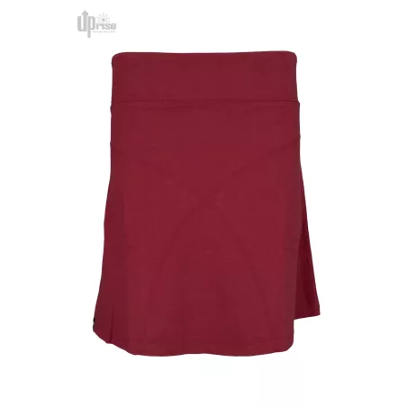 Jupe droite noire, bleu, rouge cerise Daily, bio en chanvre et coton bio