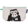 trousse grise gorille en coton bio