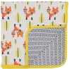 Couverture coton bio renard