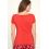 Chemise Jersey unicolore rouge photographie dos