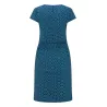 Robe bleue jersey coton bio dos