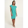 Robe EcoVero bleue printemps