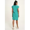 Robe EcoVero bleue printemps derrière