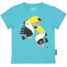 T-Shirt Coton Bio bleu Toucan avant