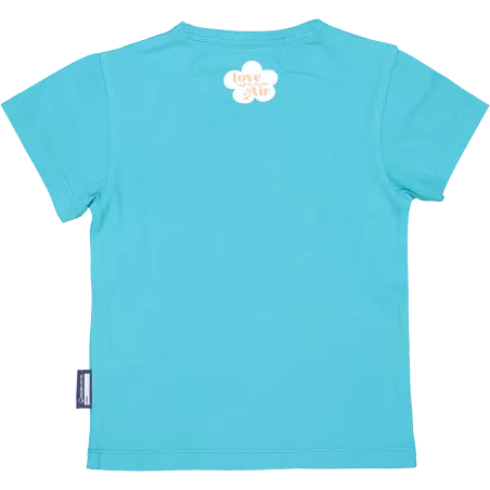 T-Shirt Coton Bio bleu Toucan