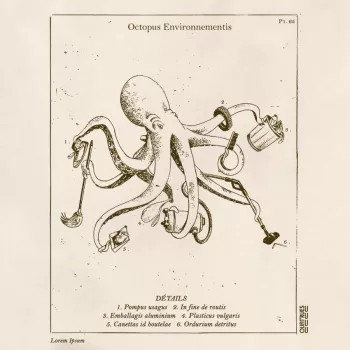Tee-shirt coton bio Octopus