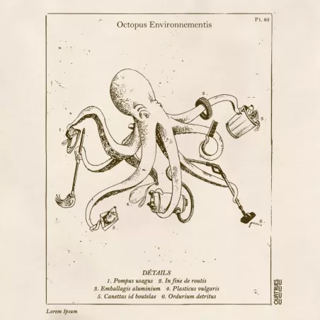 Tee-shirt coton bio Octopus