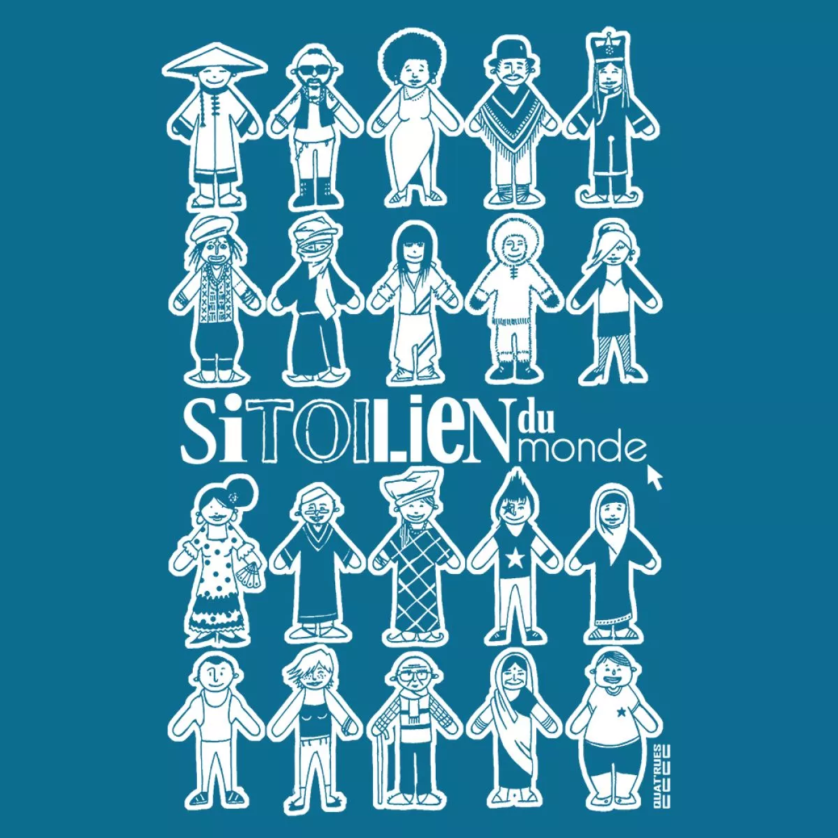 T-shirt "SITOLIEN DU MONDE" - 100% Coton bio