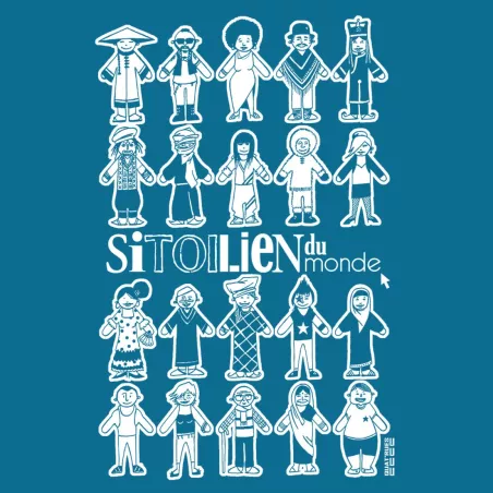 T-shirt "SITOLIEN DU MONDE" - 100% Coton bio