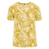 T-Shirt écologique jungle manches courtes jaune