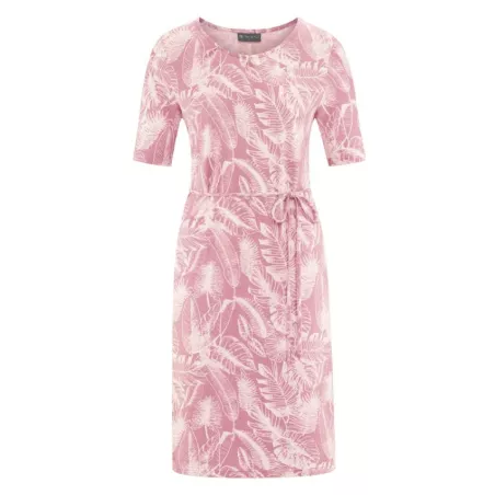 Robe vegan jungle en chanvre et coton bio