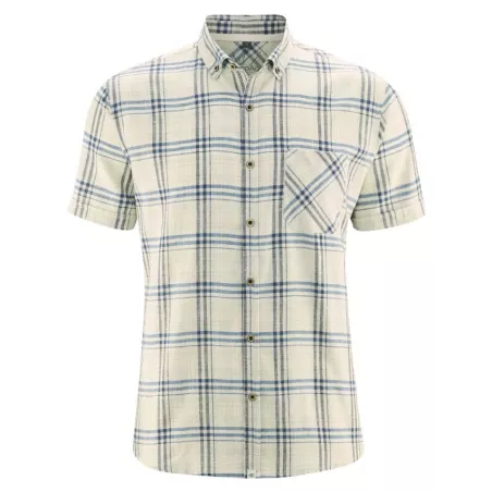Chemise à carreaux coton bio et chanvre