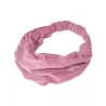 Bandeau cheveux chanvre et coton bio rose