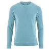 Sweat shirt unisexe bleu clair en chanvre et coton bio