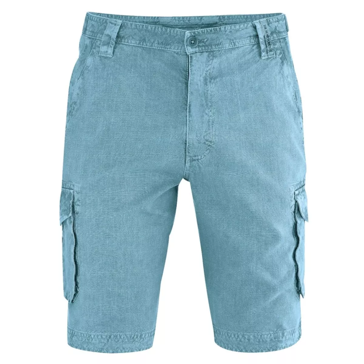 Bermuda cargo, short bio bleu vague