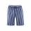 Pantalon de pyjama court rayures bleues