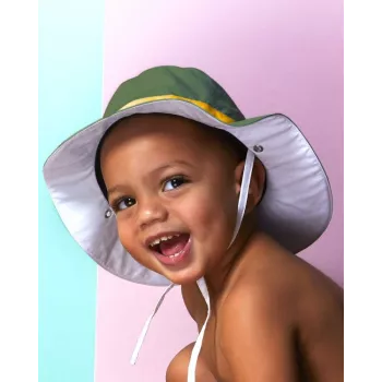 chapeau anti-uv kapel panama kaki recto-verso