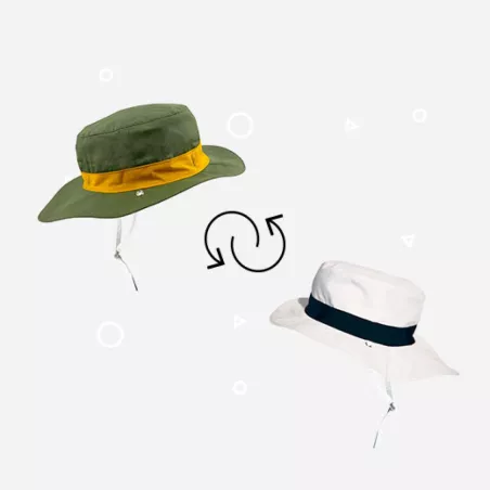 chapeau anti-uv kapel panama kaki