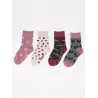 Lot de 4 paires de chaussettes pour bébé