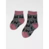 Paires de chaussettes motifs chat