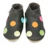 Chaussons Starchild Polka dot chocolat