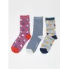 lot de 3 chaussettes 
