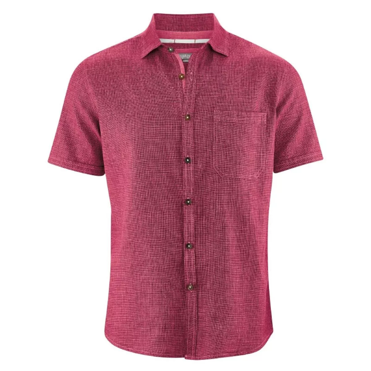 Chemise manches courtes coton bio chanvre heath