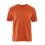 T-Shirt orange éthique chanvre et coton bio