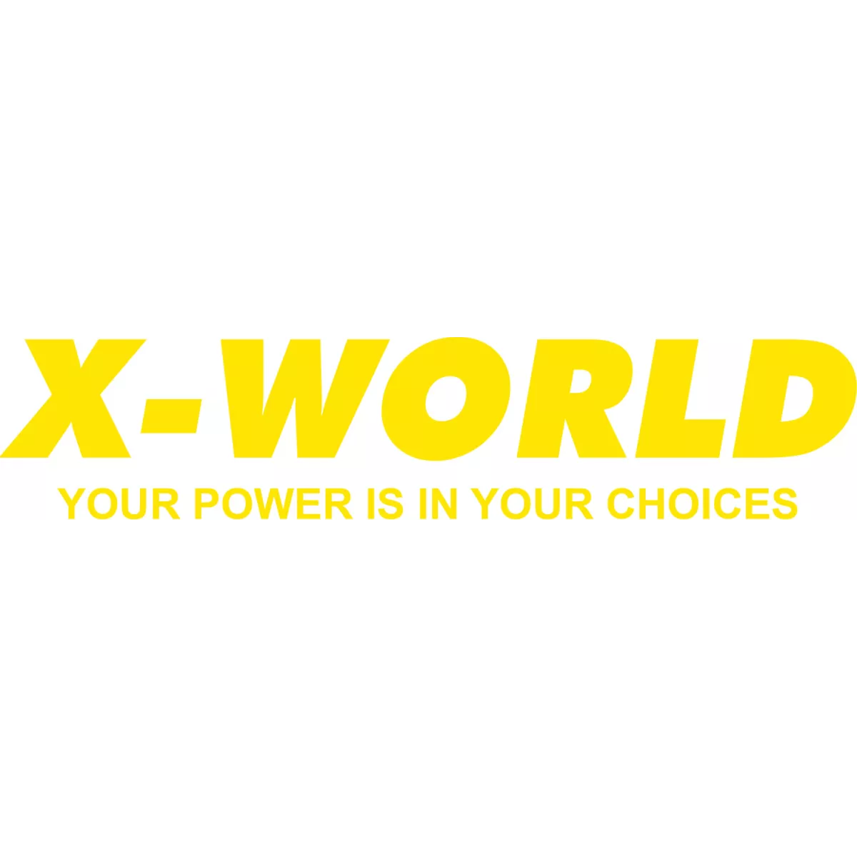 Sweat X-WORLD - "Your Power Is In Your Choices"