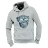 Sweat capuche homme coton biologique "Homo Eradicus" coton bio