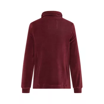 Veste zippée col haut, en coton bio, couleur unie, GOTS Veste zippée col haut, en coton bio, couleur unie, GOTS