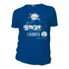 Tee-shirt bleu roi coton bio Big Brother