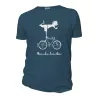 Tee-shirt coton bio vélo Véhicule pour Épris de Liberté et d'Oxygène