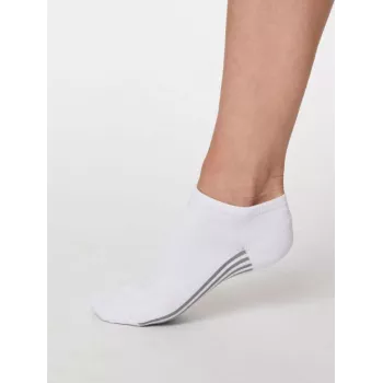 Socquettes femme bambou et coton bio blanches