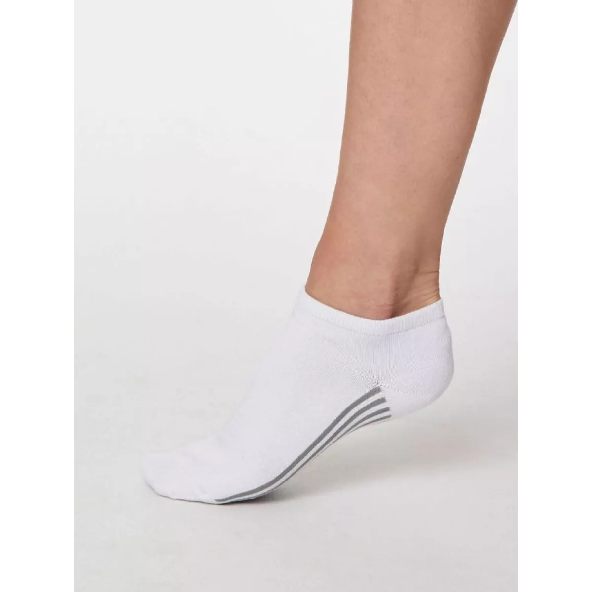 Socquettes femme bambou et coton bio blanches
