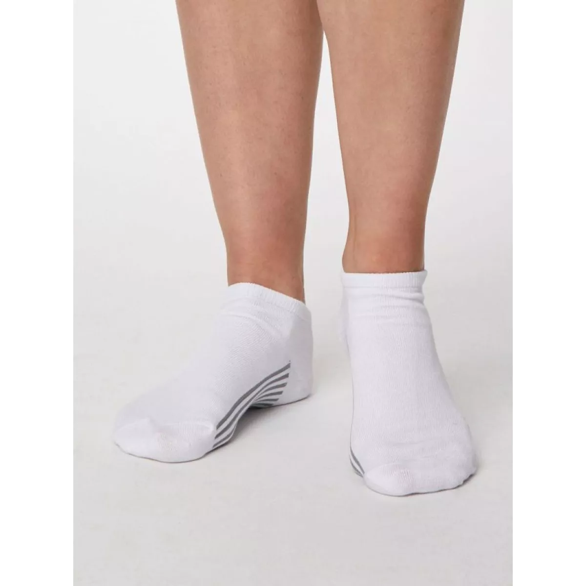 Socquettes femme bambou et coton bio blanches