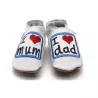 CHAUSSONS CUIR SOUPLE STARCHILD I'm love mum & dad