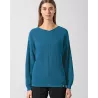 Gros pull chanvre et coton bio col V indémodable