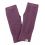 Gants violet tricotés chanvre et coton bio