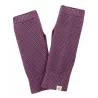 Gants violet tricotés chanvre et coton bio