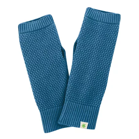 Gants tricotés chanvre et coton bio