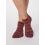 Socquettes femme à rayures de différents coloris