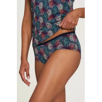 Culotte coton bio imprimé intégral multicolore feux d'artifice