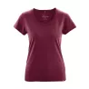 + de 20 couleurs au choix, t-shirt bordeaux breezy en coton bio et chanvre femme