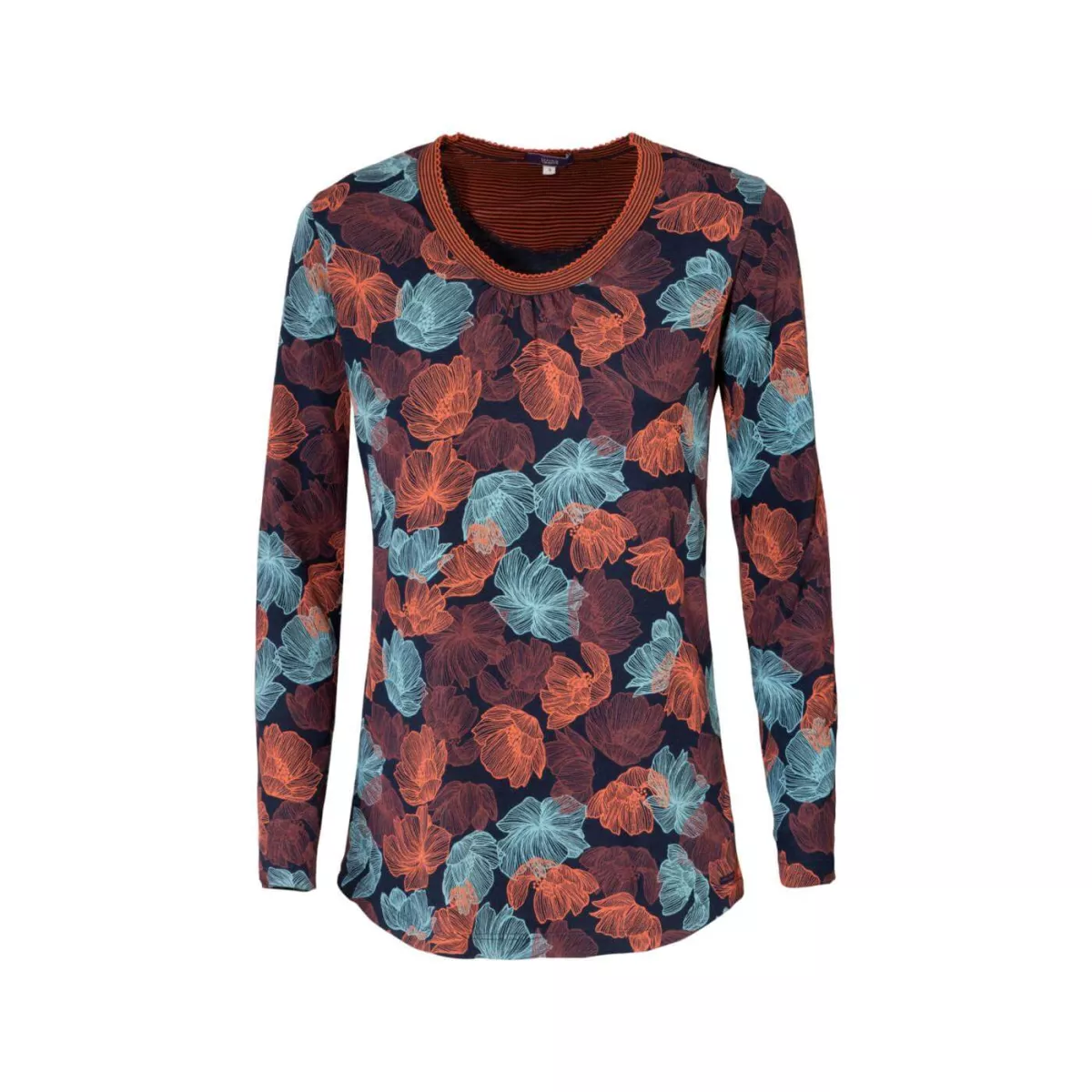 haut de pyjama coton bio avec imprimé