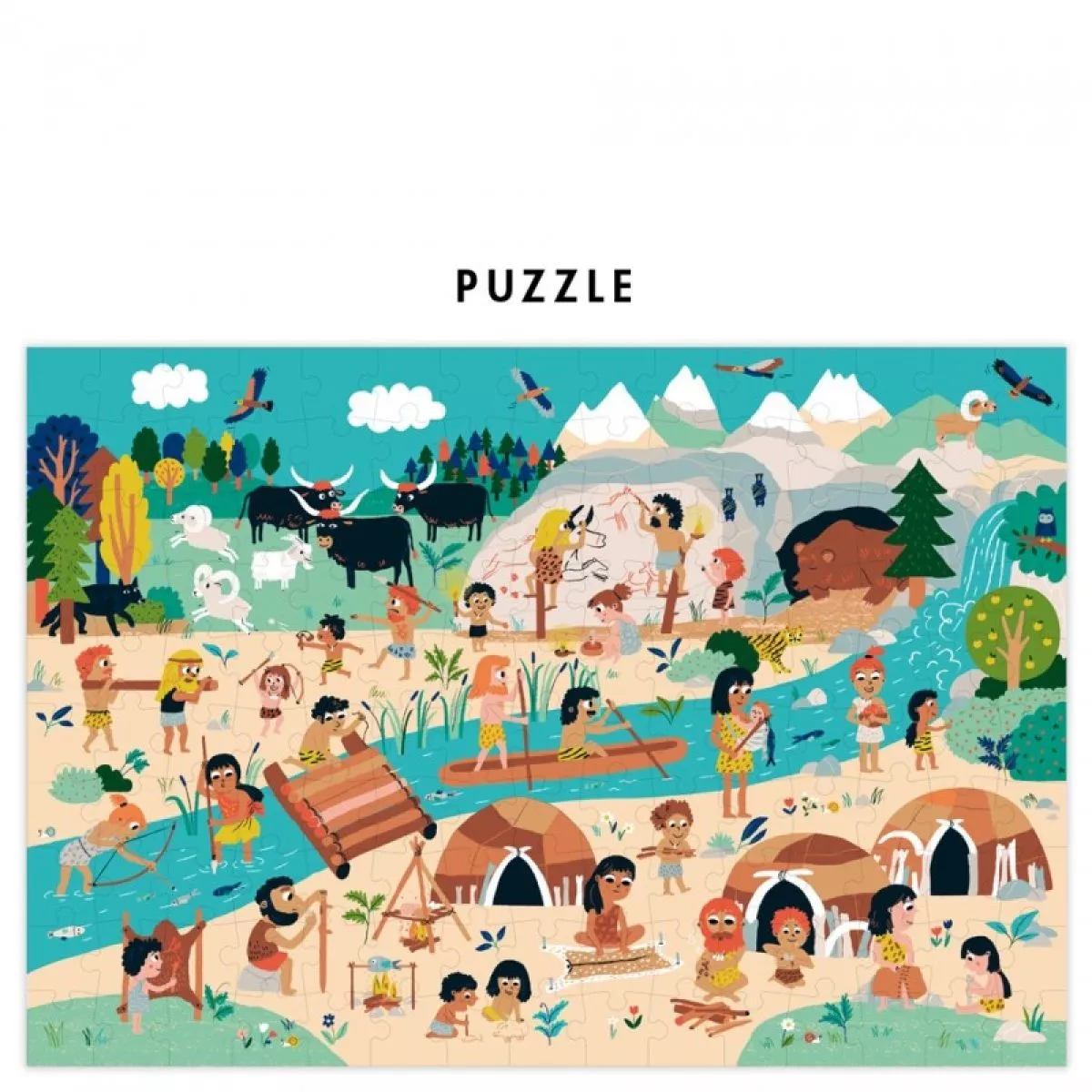 Puzzle homme de la préhistoire