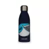 Gourde bleue marine baleine