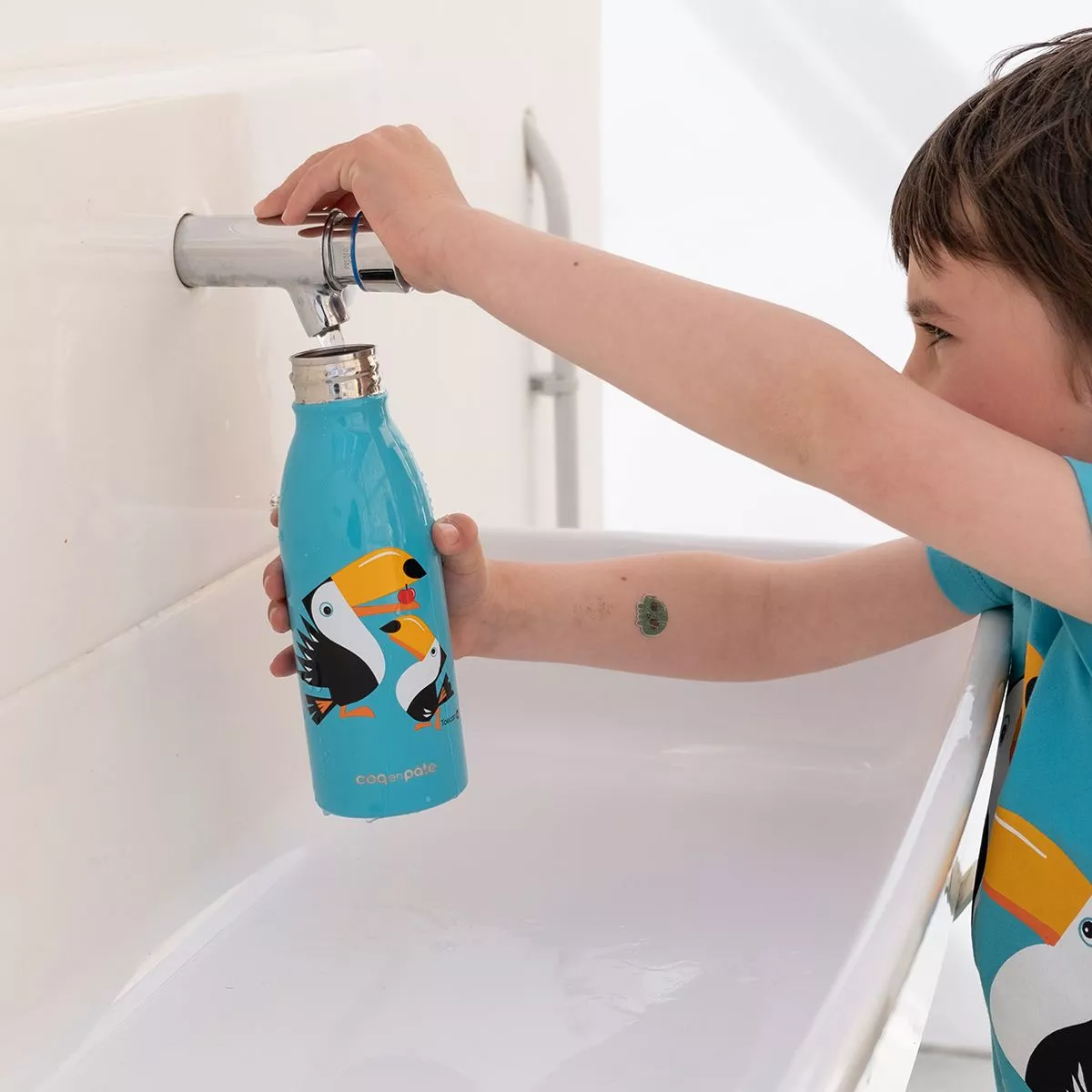 Gourde QWETCH "TOUCAN" - 500ml