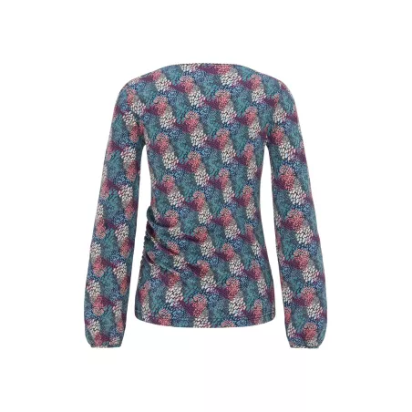 Haut top coton bio col V