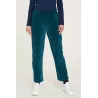 Pantalon coton bio et polyester recyclé pour l'effet velours